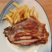 Cerdo plancha con patata